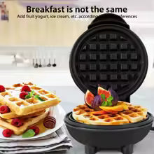 350W mini waffle maker for pancakes, eggs, bubble cake, non-stick.