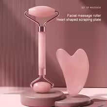 Facial roller for face, neck, eye; resin scraping muscle massage tool.